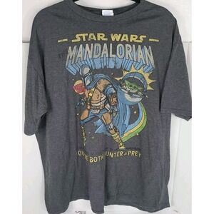 STAR WARS MANDALORIAN T-Shirt "You Are Both Hunter And Prey"‎ 3XL REGULAR